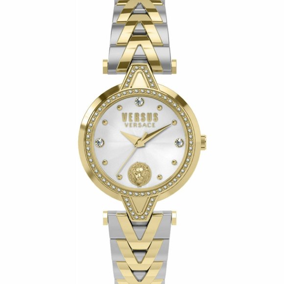 Versace Versus Crystal Two Tone Ladies Watch